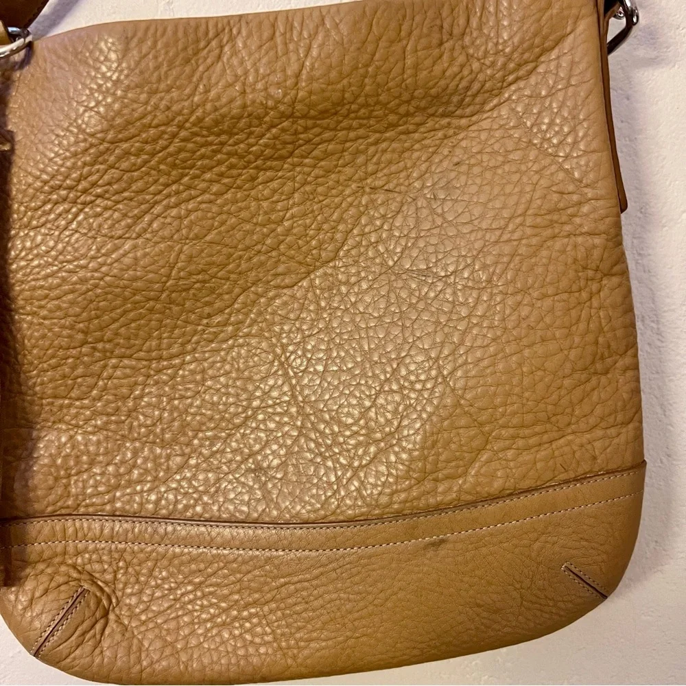 Coach 2006 Legacy Tan Thick Pebble Grain Leather Shoulder Hobo Bag Purse - Picture 12 of 17